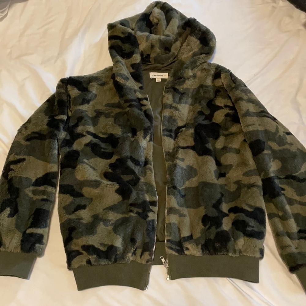 Camo Teddy Jacket